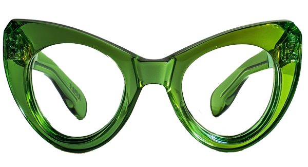 The Inquisitive Enthusiasts Green Pair of Glasses.