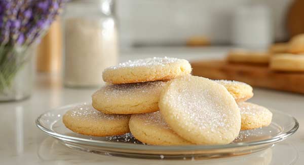 Homemade Lavender Cookie Recipe.