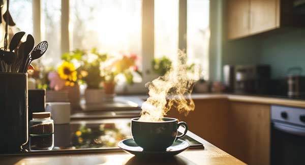 A Steaming Cup of Tea Can Help Ease Cold Symptoms.